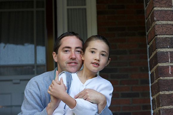 Daddy and his big girl.